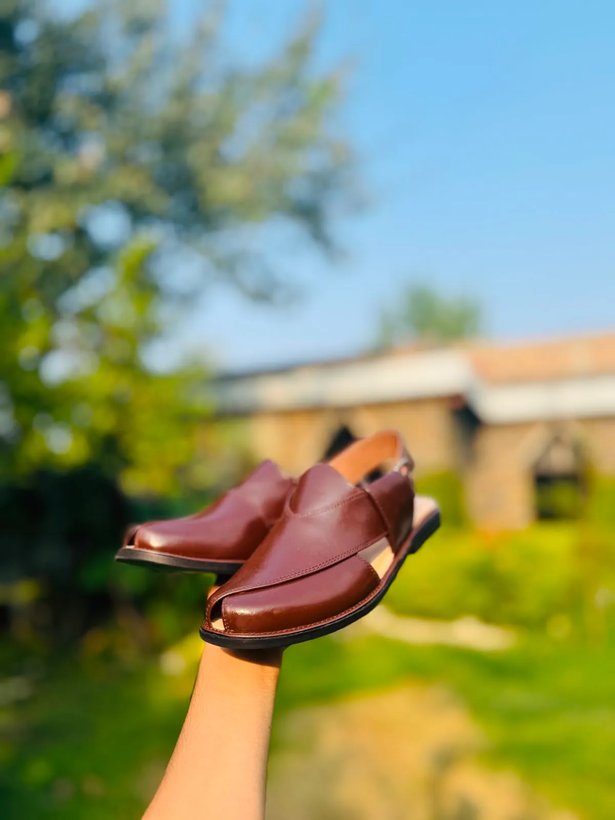 Khyber Peshawari chappal in Chestnut Brown — photo 7 of 10
