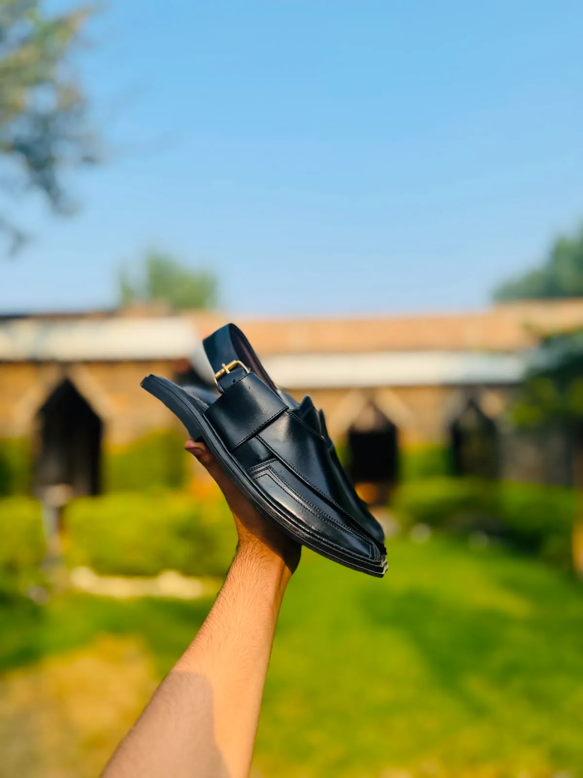 Mardan Peshawari chappal in Black — photo 4 of 6